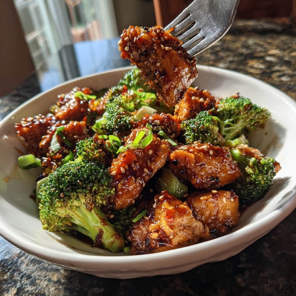 Szechuan Chicken with Broccoli