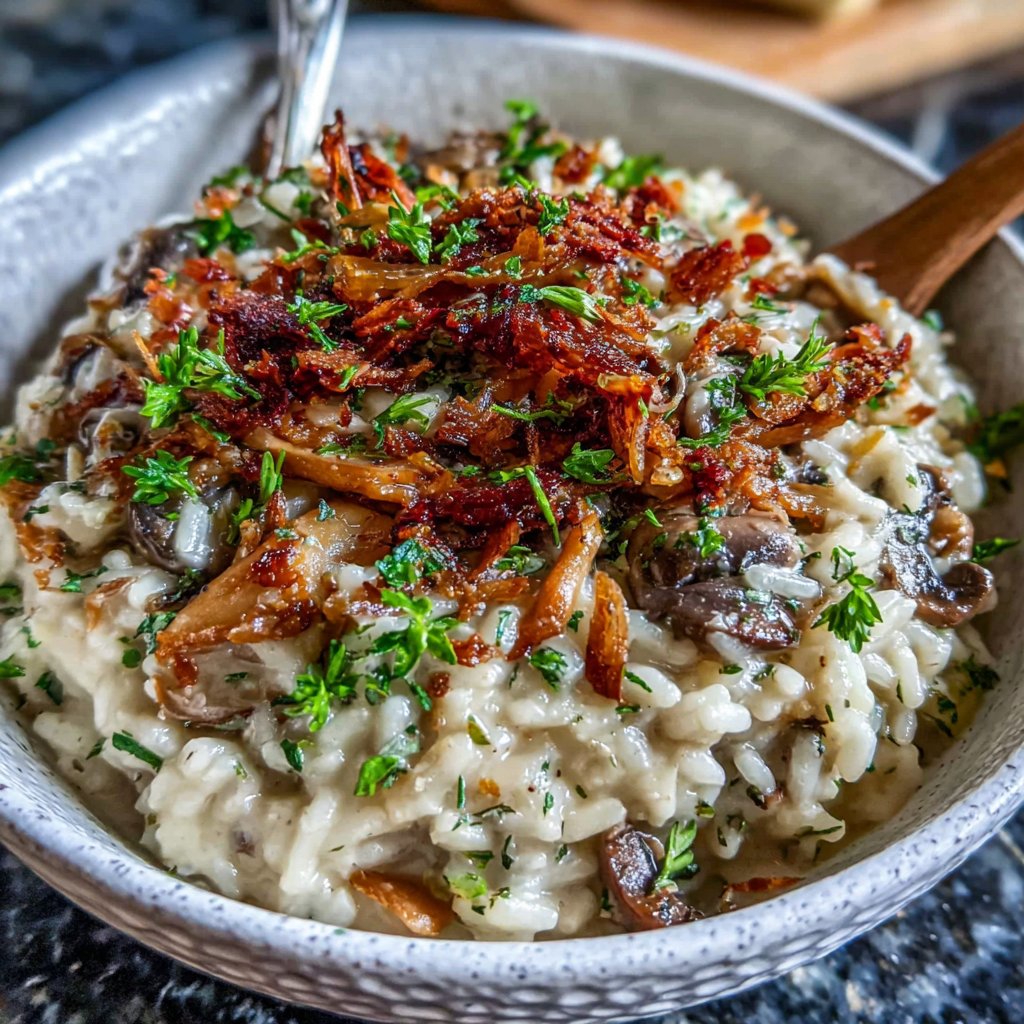 Creamy Mushroom Risotto