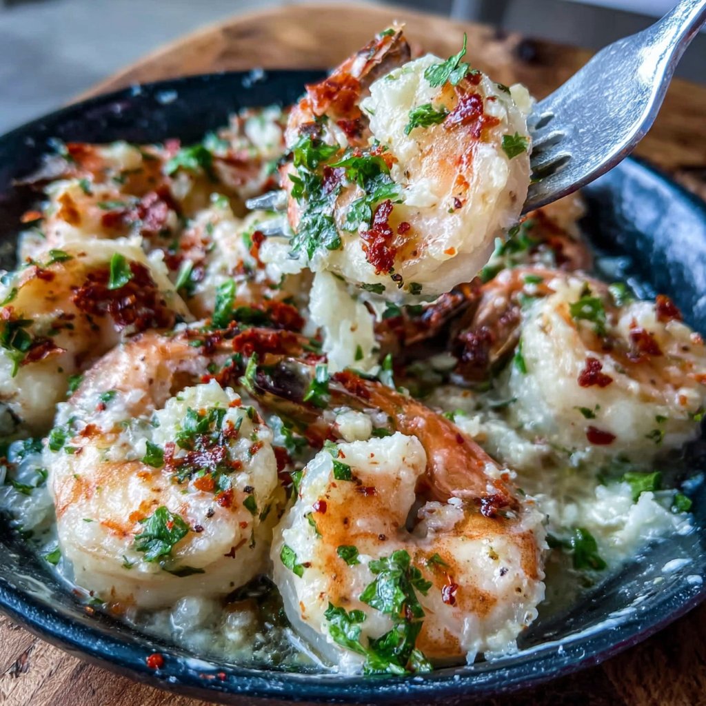 Creamy Garlic Shrimp