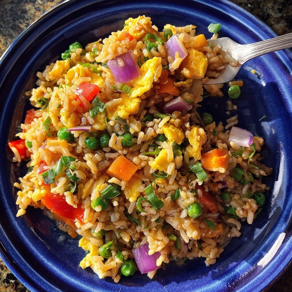 Quick 10 Minute Egg Fried Rice